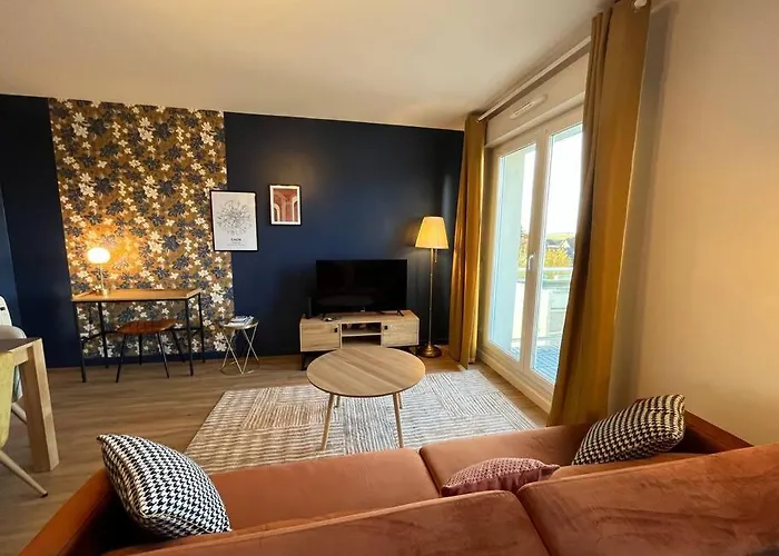 Dahlia, Appt Cosy Avec Parking Et Balcon Appartamento Caen