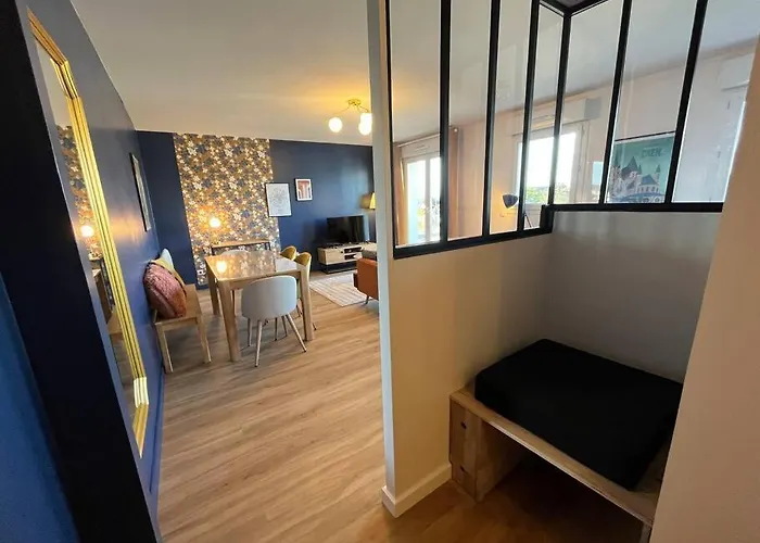 Apartament Dahlia, Appt Cosy Avec Parking Et Balcon Caen