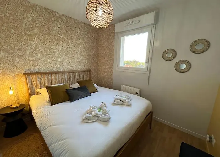 Dahlia, Appt Cosy Avec Parking Et Balcon Caen